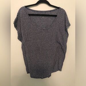 Universal Thread Blue and white stripe shirt